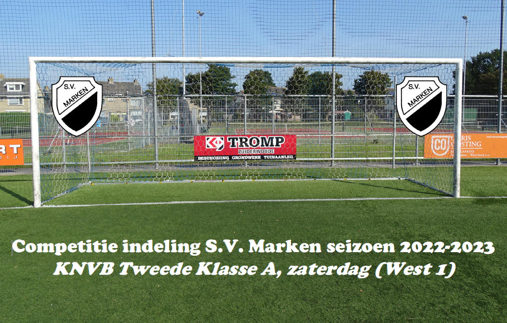 Competitie indeling S.V. Marken seizoen 2022-2023