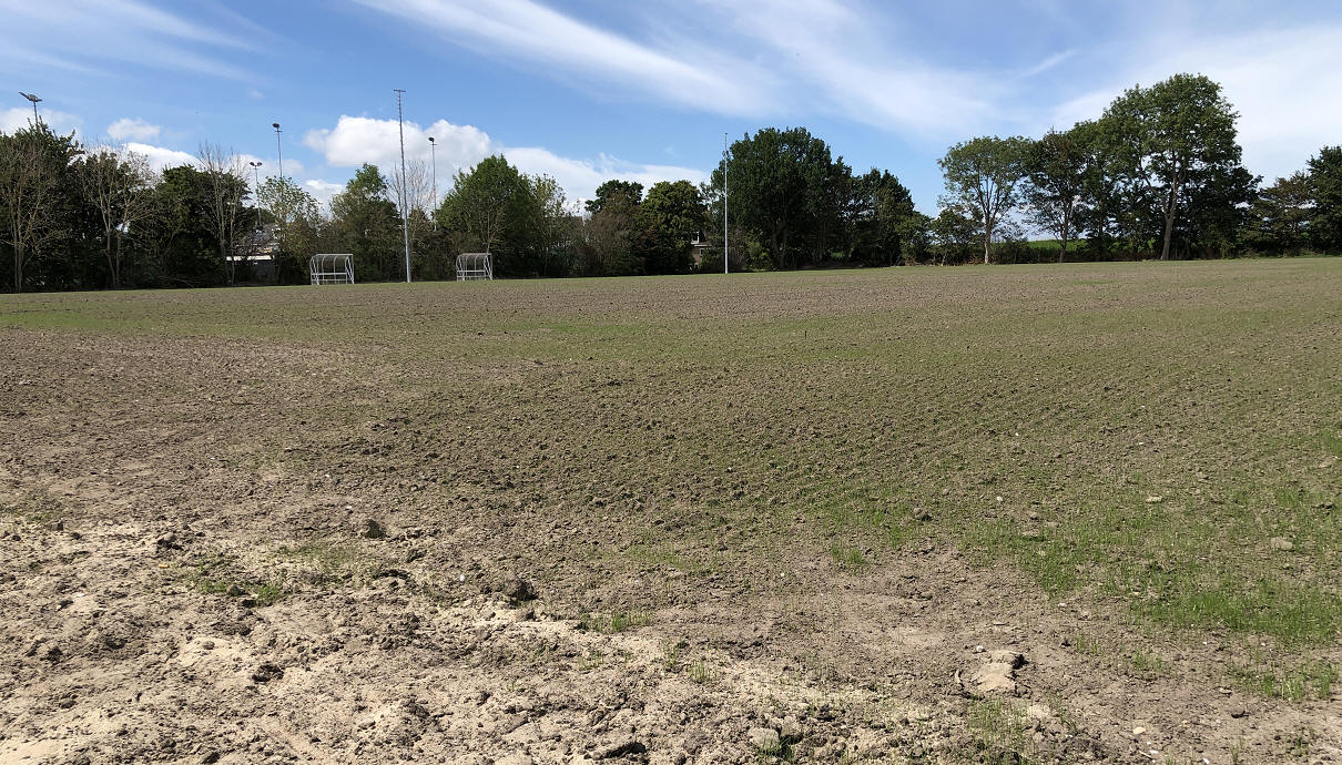 Nieuwe B-veld S.V. Marken begint al groen te kleuren