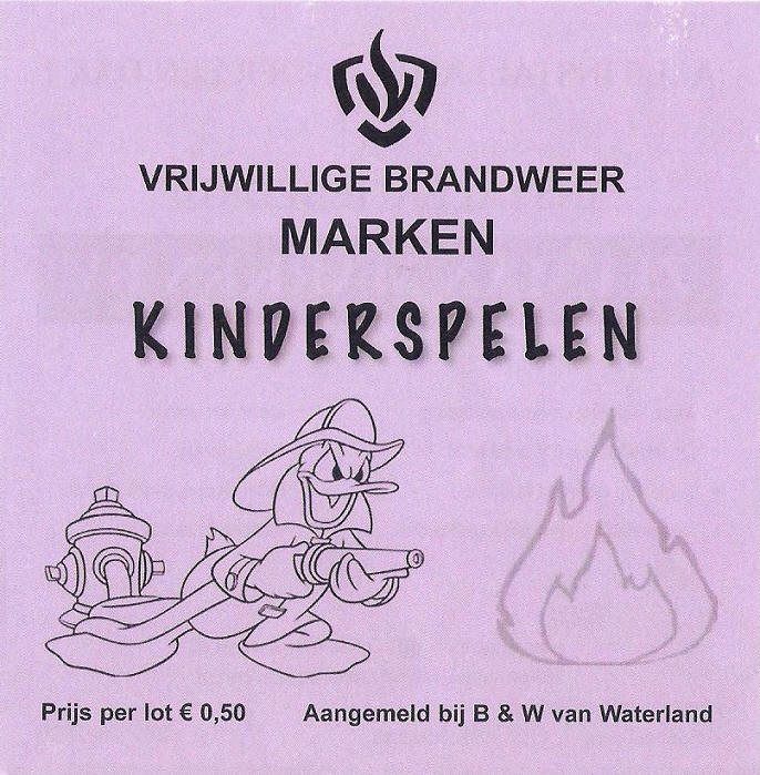 Uitslag loterij Brandweer Marken vrijdag 16 september 2022