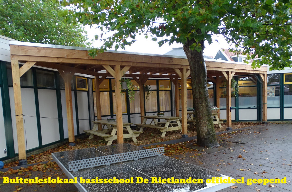 Buitenleslokaal basisschool De Rietlanden officieel geopend