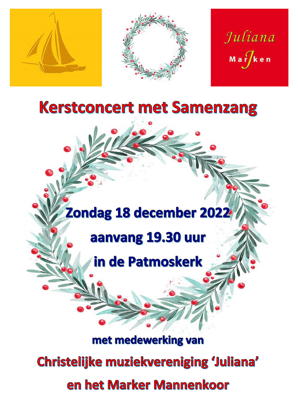 Kerstconcert met Samenzang