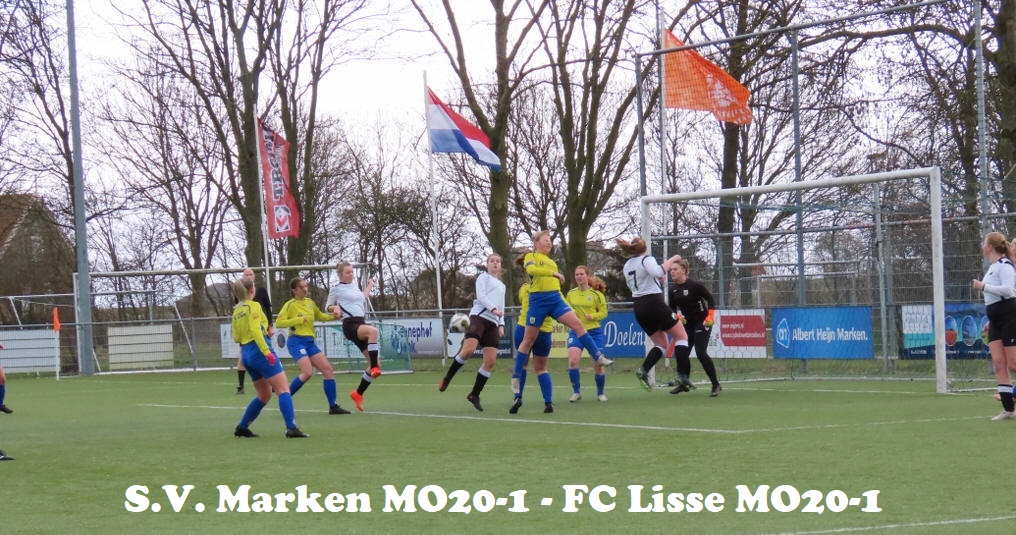 S.V. Marken MO20 pakt tweede punt tegen FC Lisse