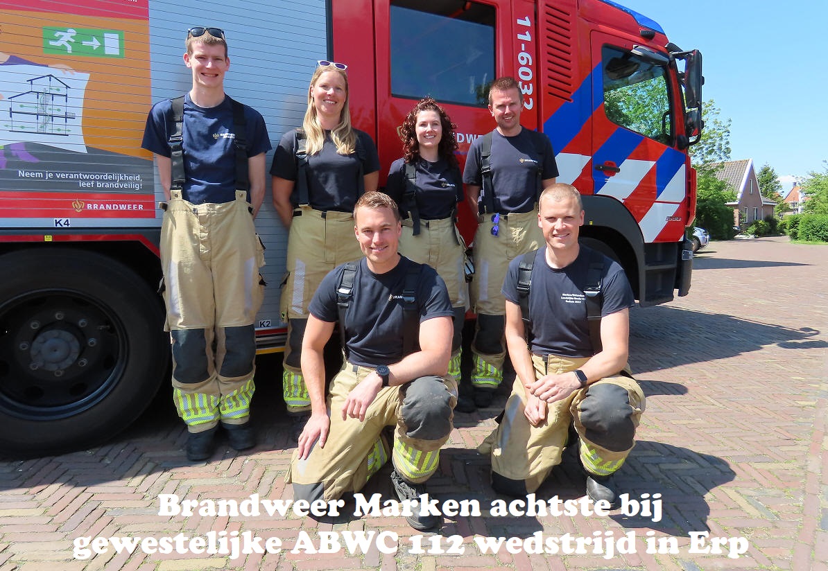 Brandweer Marken achtste bij gewestelijke ABWC 112 wedstrijd in Erp