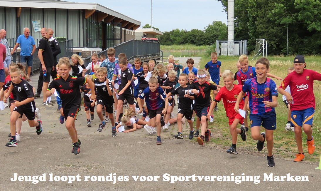 Jeugd loopt rondjes voor Sportvereniging Marken