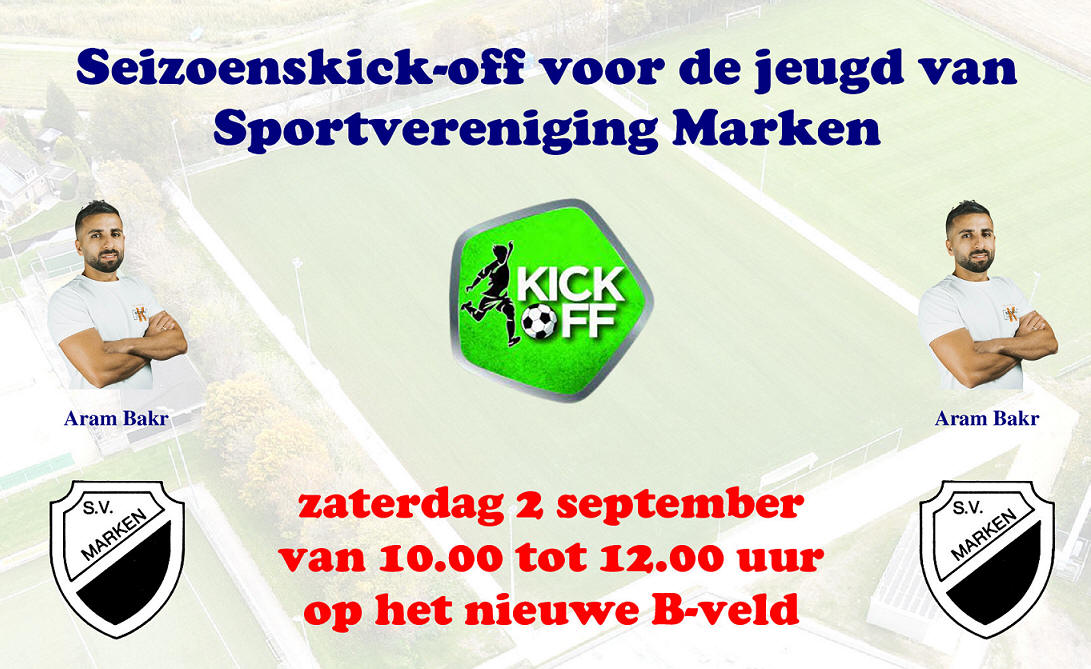 Seizoenskick-off voor de jeugd van Sportvereniging Marken