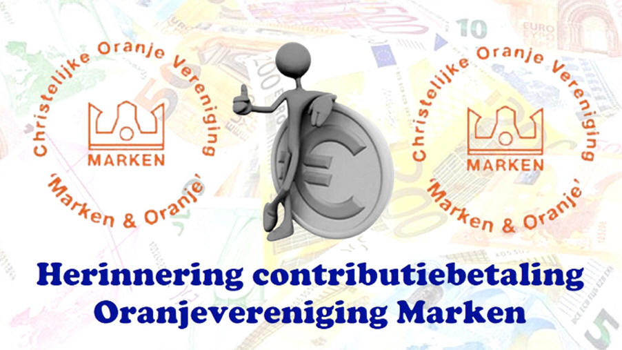 Herinnering contributiebetaling Oranjevereniging Marken