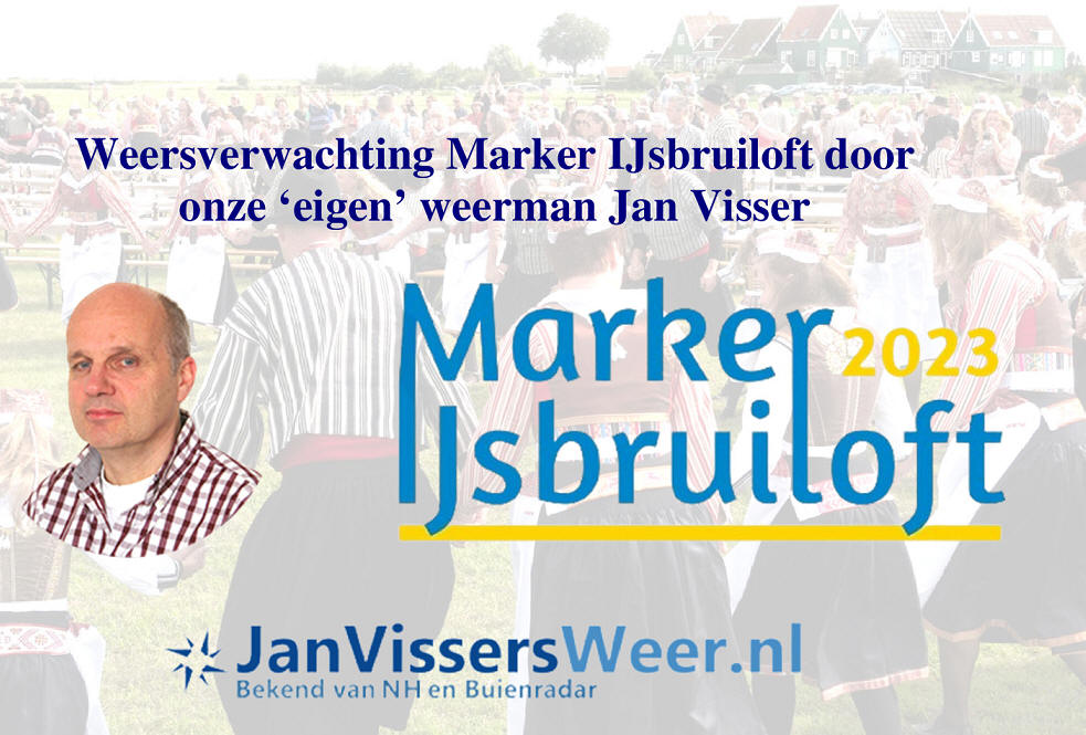 Weersverwachting Marker IJsbruiloft door Jan Visser.