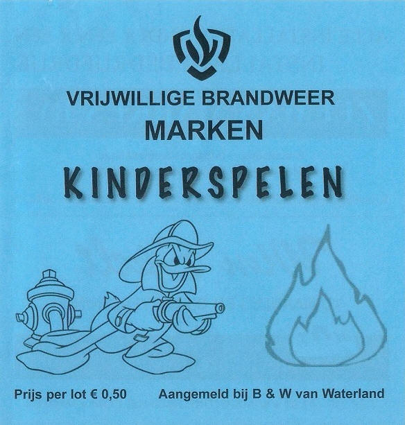 Uitslag loterij Brandweer Marken zaterdag 16 september 2023