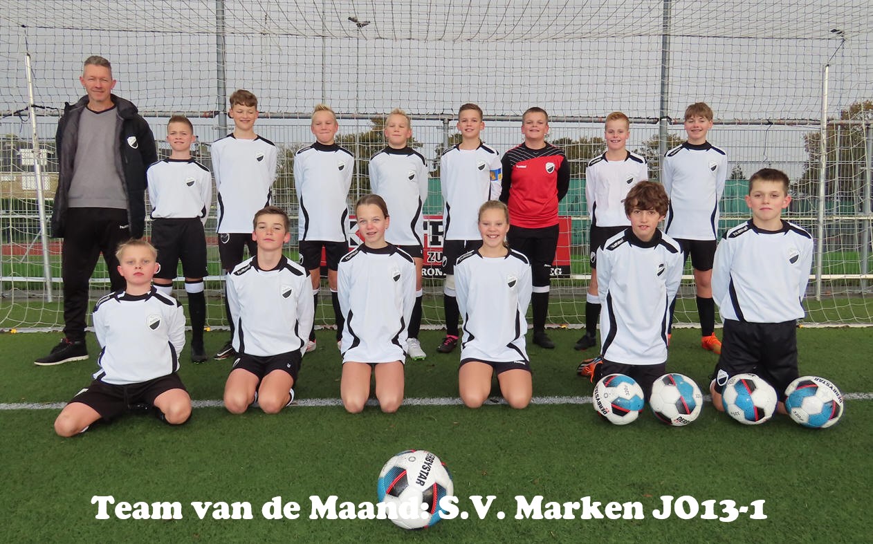 Team van de Maand: S.V. Marken JO13-1