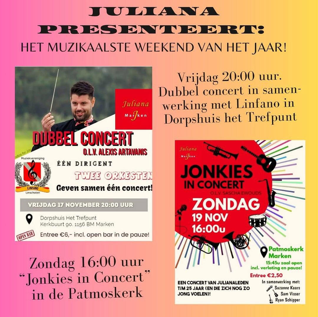 Juliana presenteert: Het muzikaalste weekend van het Jaar!