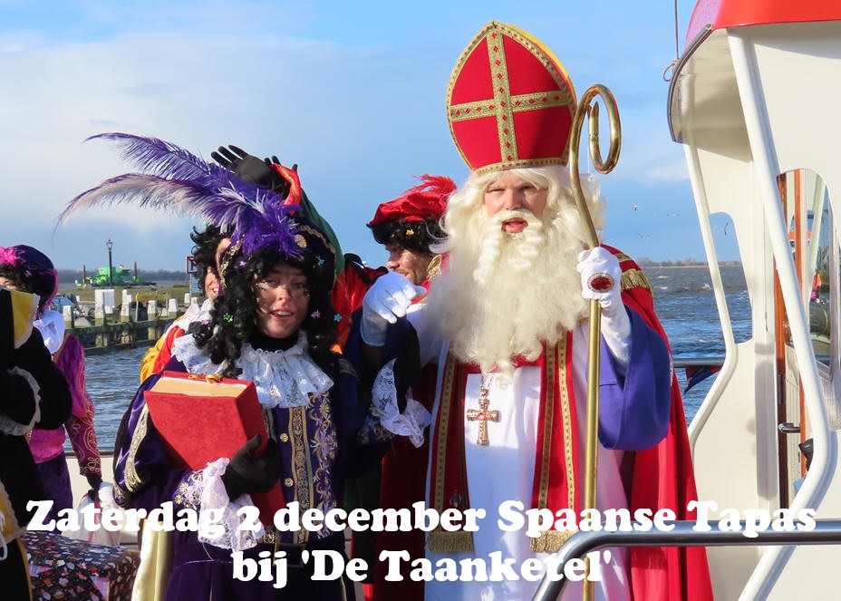 Zaterdag 2 december Spaanse Tapas bij 'De Taanketel'