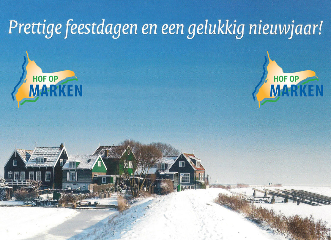 Combinatie Hof op Marken wenst u Prettige feestdagen