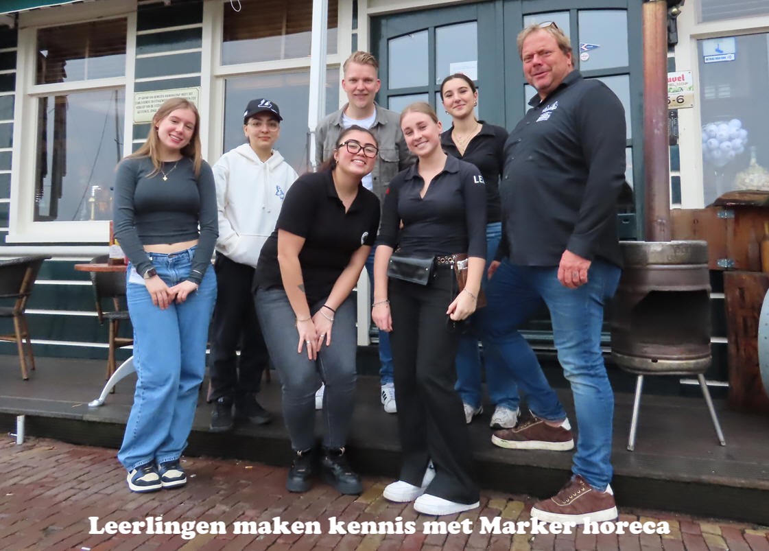 Leerlingen maken kennis met Marker horeca