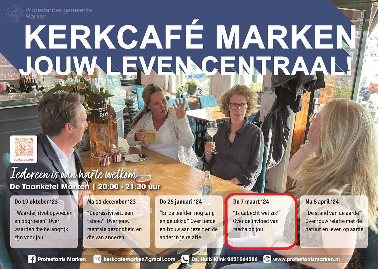 Kerkcafé Marken 7 maart, een verslag