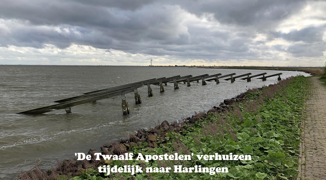 'De Twaalf Apostelen' verhuizen tijdelijk naar Harlingen