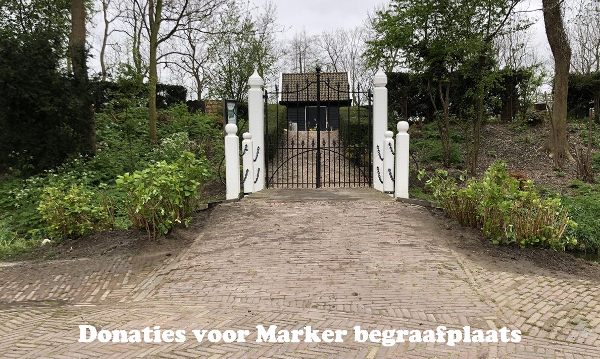 Hortensia’s voor Marker begraafplaats