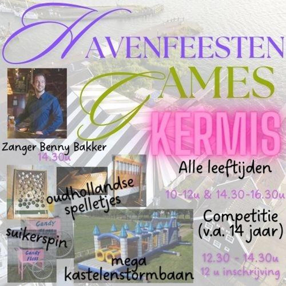 Doe jij ook mee met de Havenfeesten Games Kermis &amp; Competitie?