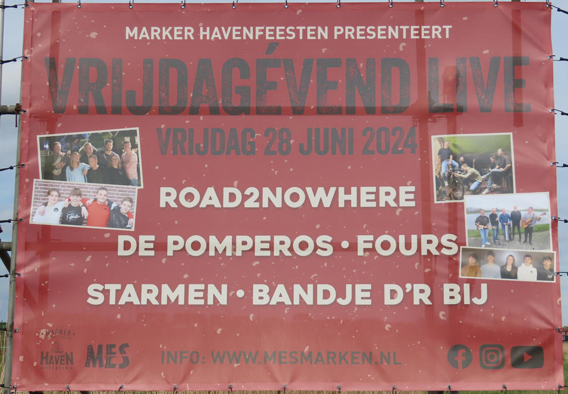 Vrijdagévend 'Live' van de Marker Havenfeesten 2024