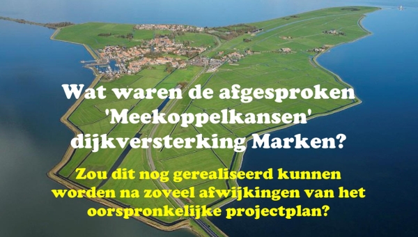 Wat waren de afgesproken 'Meekoppelkansen' dijkversterking Marken'?