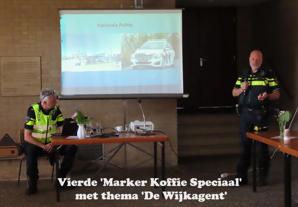 Vierde 'Marker Koffie Speciaal' met thema 'De Wijkagent'