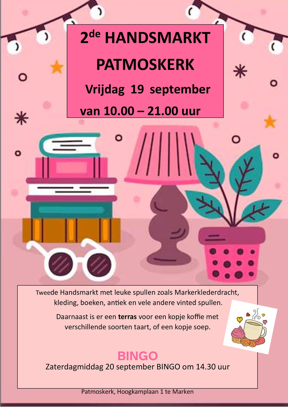 2de handsmarkt in de Patmoskerk