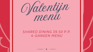 Valentijn menu bij taverne 'De Visscher'