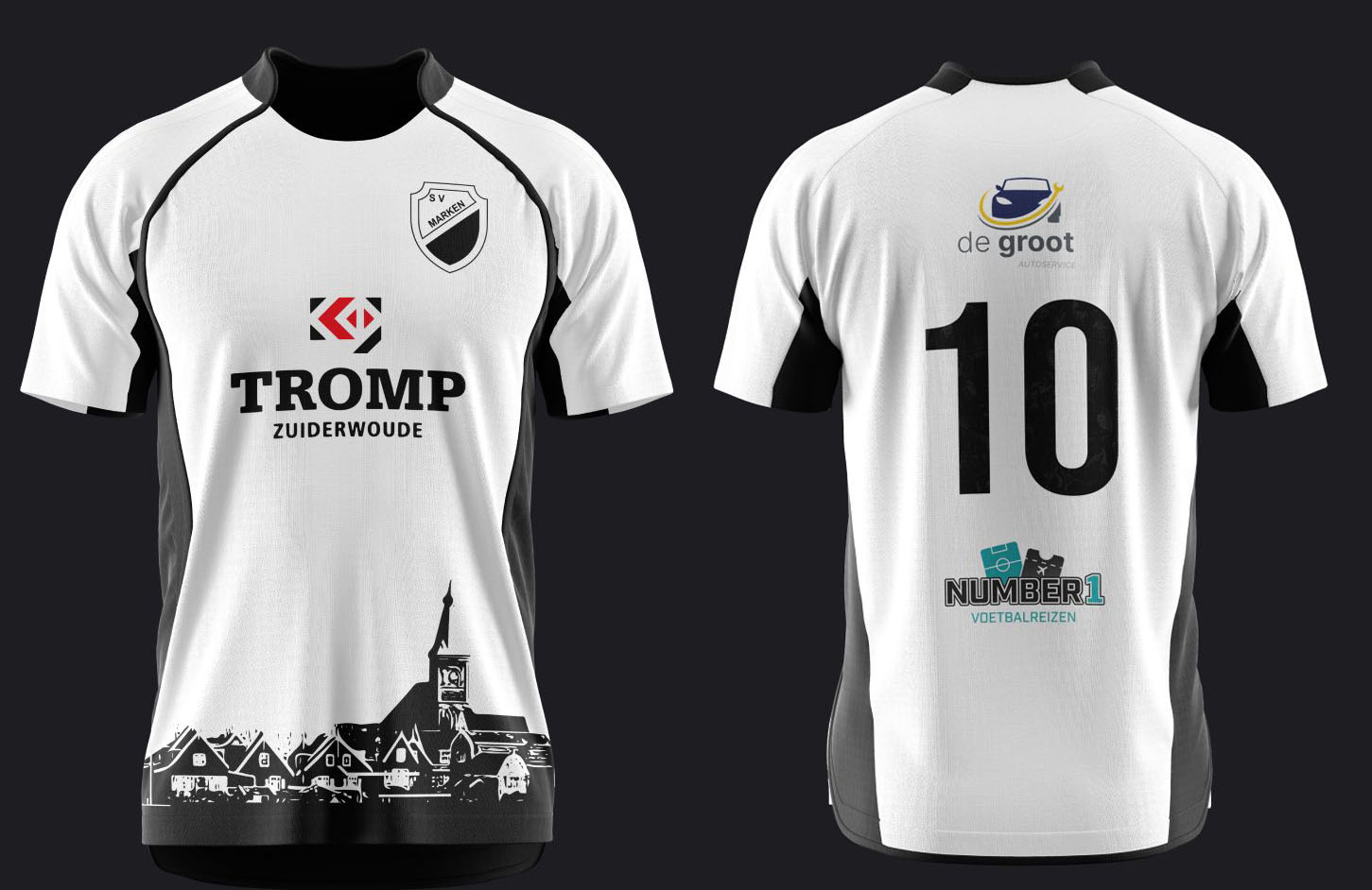 Van schoolopdracht naar het nieuwe thuisshirt van SV Marken.
