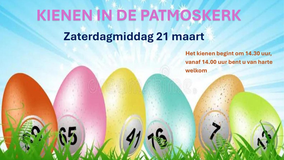 Kom je ook gezellig kienen in de Patmoskerk?